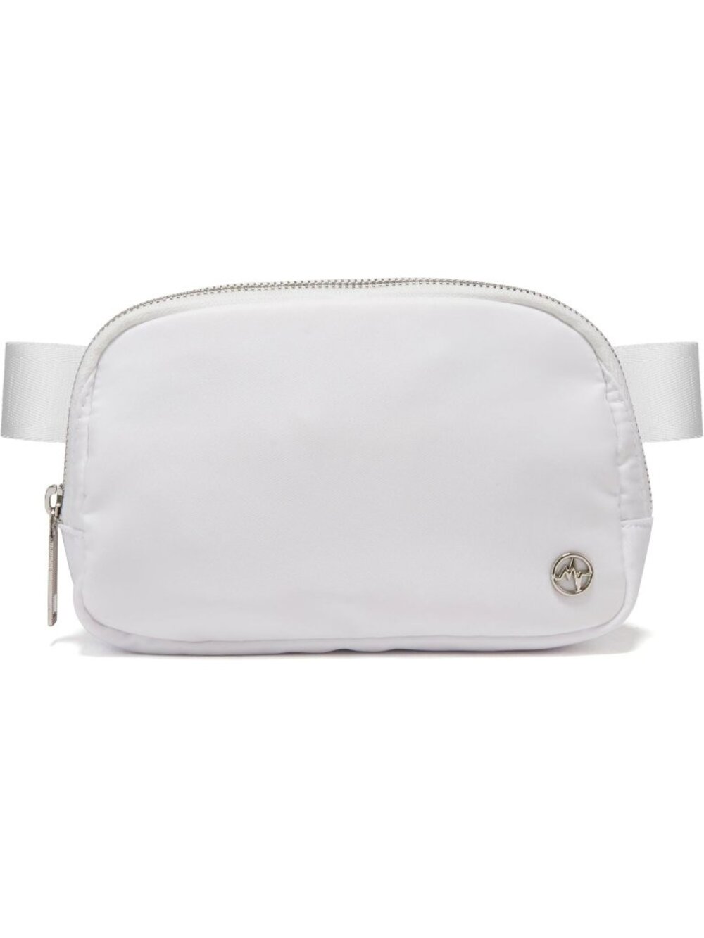 Women's Pure White 1L Fanny Pack Belt Bag Crossbody Adjustable Strap For Travel
